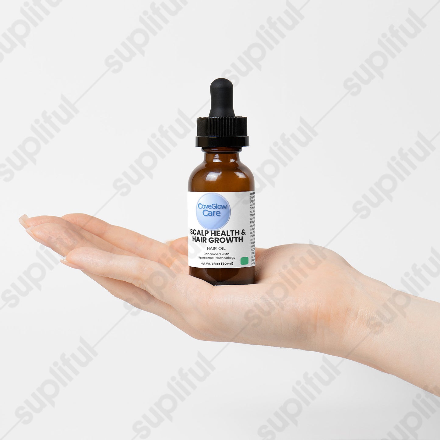 CoveGlow Hair Oil for Scalp Health and Hair Growth
