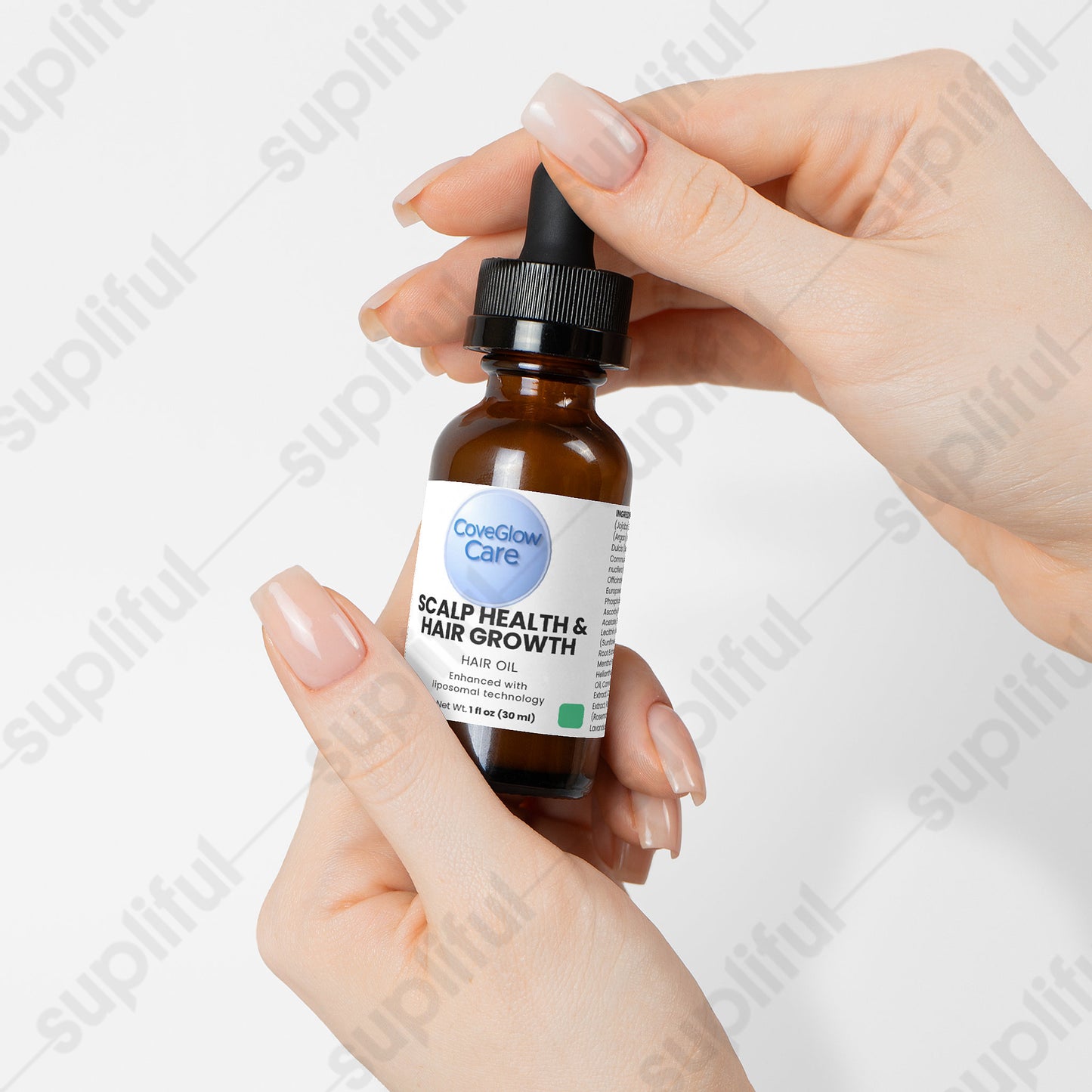 CoveGlow Hair Oil for Scalp Health and Hair Growth