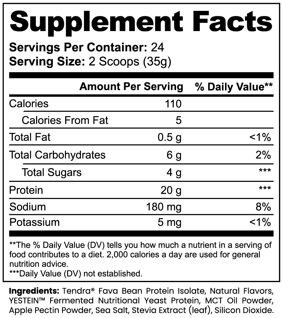 CoveGlow Plant Protein (Vanilla)