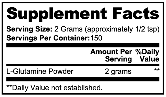 CoveGlow L-Glutamine Powder