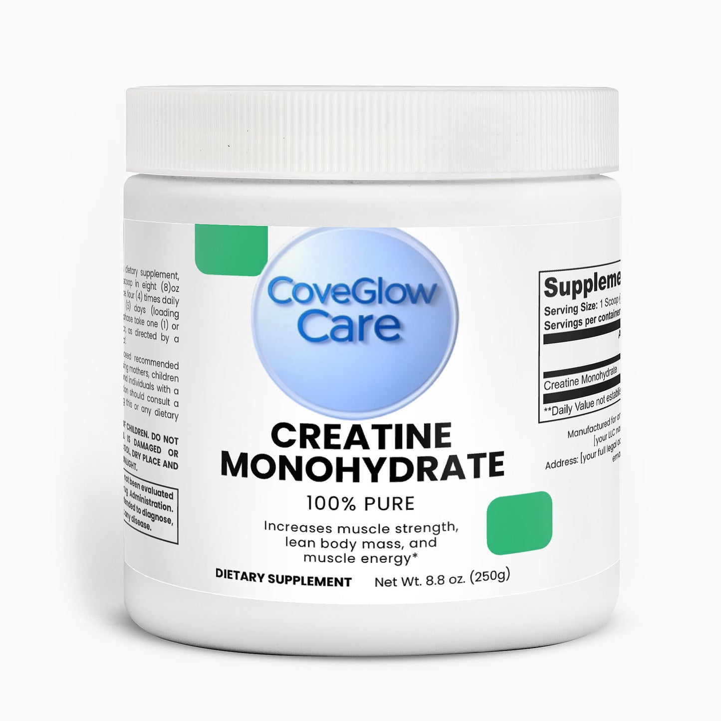 Coveglow Creatine Monohydrate
