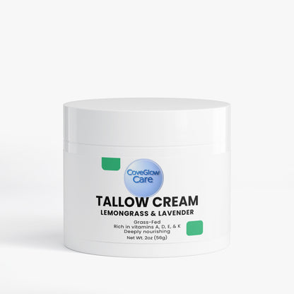 CoveGlow Tallow Cream Lemongrass & Lavender