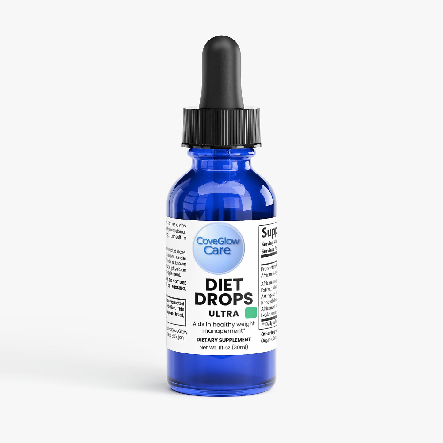 CoveGlow Diet Drops Ultra 1 oz