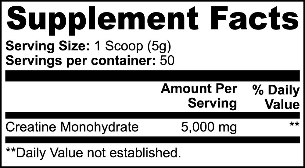 Coveglow Creatine Monohydrate