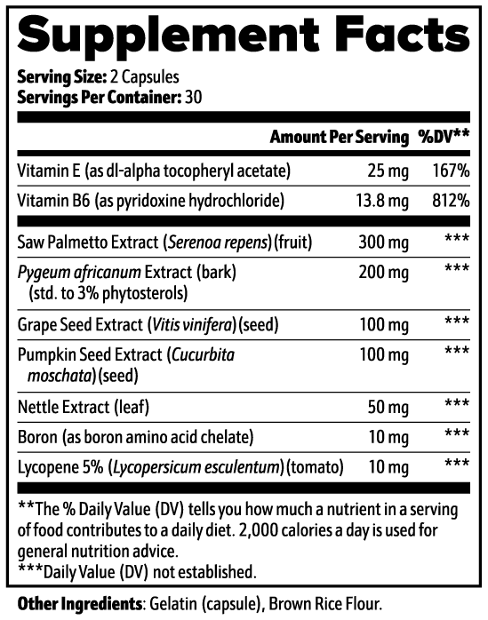 CoveGlow Prostate Support