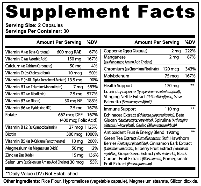 CoveGlow Complete Multivitamin